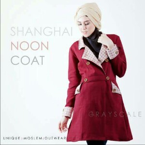 shangai coat Grayscale